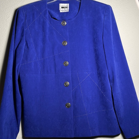 Leslie Fay skirt suit size 16 - Picture 2 of 8